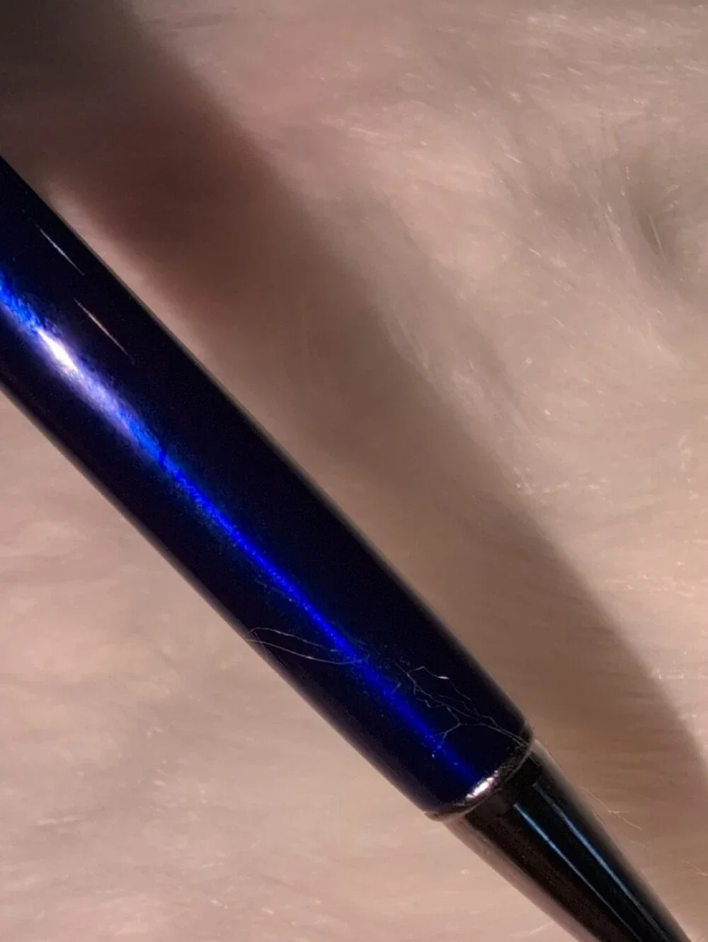Stylus Pen with Purple Crystal Accent